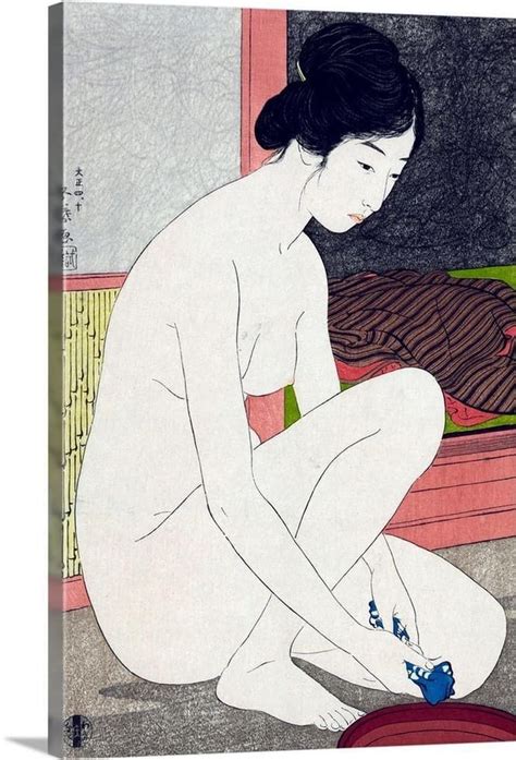 Yokugo No Onna By Hashiguchi Goo Canvas Reproduction Auction