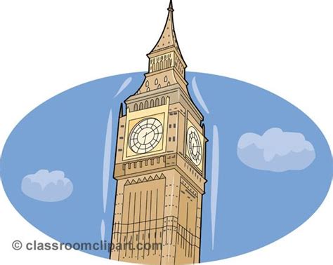 Europe Londonbigben2 Classroom Clipart Big Ben London Big Ben
