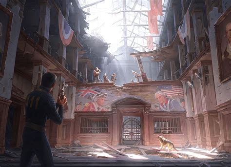 Artstation Fallout 4 Interiors Ilya Nazarov Fallout 4 Concept Art