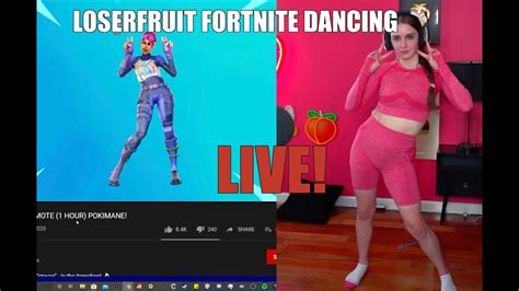 Loserfruit Doing Fortnite Dances 🛑 🛑 Live 🛑 🛑 Youtube