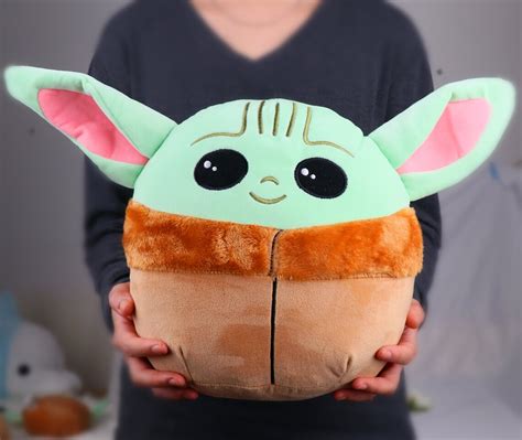 Baby Yoda Plushbaby Yoda Pillow Etsy