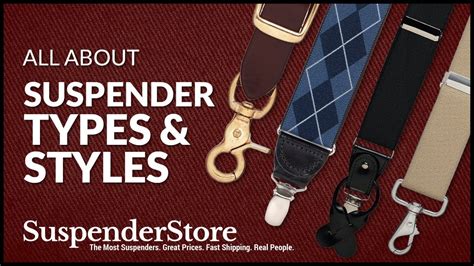Suspender Types And Styles Youtube