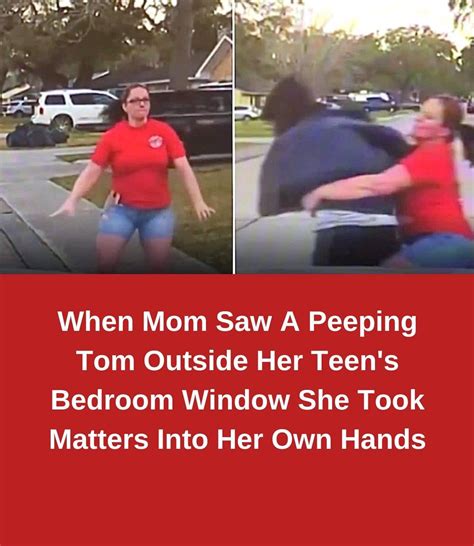 When Mom Saw A Peeping Tom Outside Her Teen’s Bedroom Window She Took Matters Into Her Own