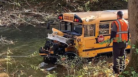 Pennsylvania School Bus Carrying 29 Students Plunges Into Creek Crash