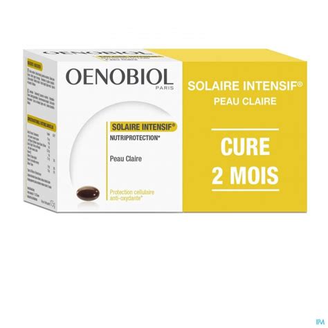 Oenobiol Solaire Intensif Cure Peau Claire 2x30 Caps