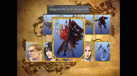 Final Fantasy Viii Card Club Group Side Quest Rare Cards 1080p