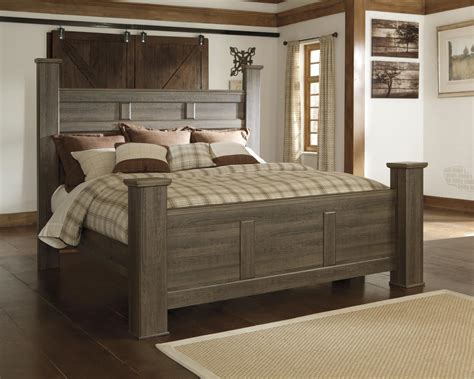 We'll contact you to schedule delivery. Ashley Juararo B251 King Size Poster Bedroom Set 2 Night ...
