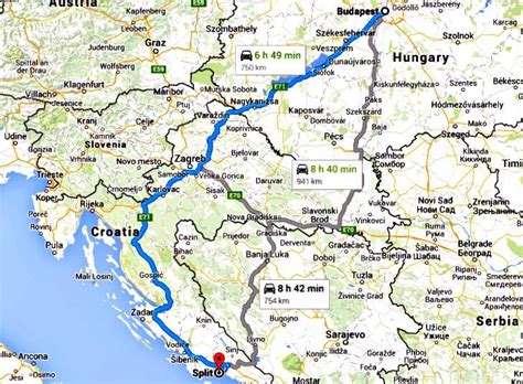 Here's a google map of split: Getting From Budapest to Split - Split Croatia Travel Guide