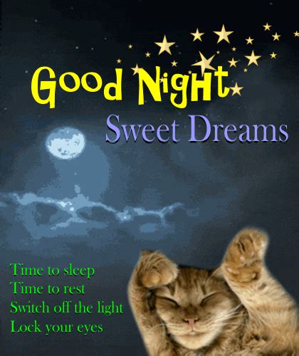 The most common have a sweet dream material is cotton. My Cute Good Night Sweet Dreams Card. Free Good Night ...