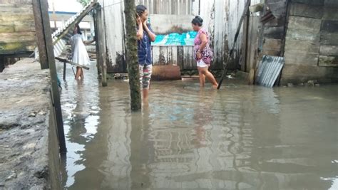 Air pasang atau air surut? Ombak Pasang, Puluhan Rumah Warga Morotai Tergenang Air ...