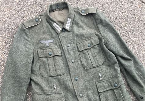 Wwii Ww2 German Wh Wehrmacht Heer Soldier Em Wool Field Tunic M36