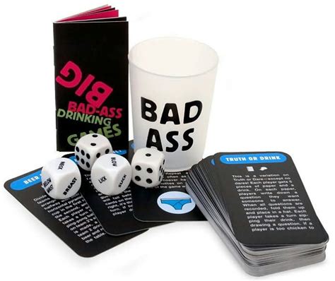 Big Bad Ass Drinking Games Mini Kit Little Obsessed