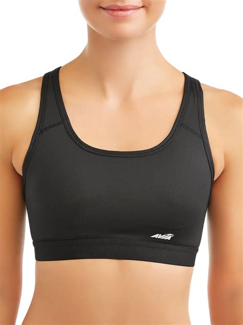 avia avia women s racerback sports bra 2 pack