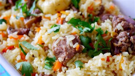 Uzbek Plov Lamb Pilaf