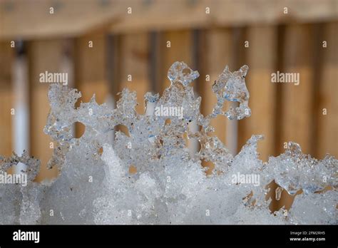 Ice Crystals In Hochsoelden In Oetztal Austria Stock Photo Alamy