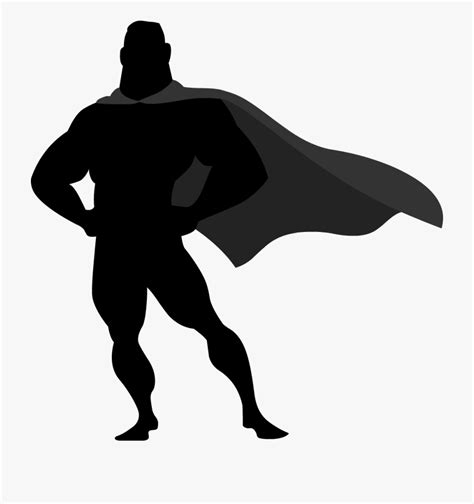 Superhero Clipart Free Silhouette And Other Clipart Images On Cliparts Pub