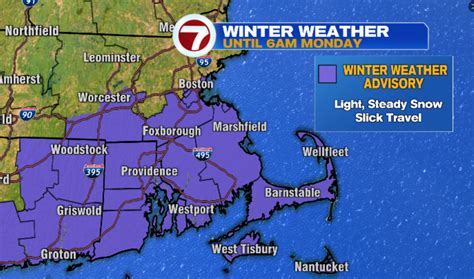 winter weather advisory in effect for parts of mass as snow creates