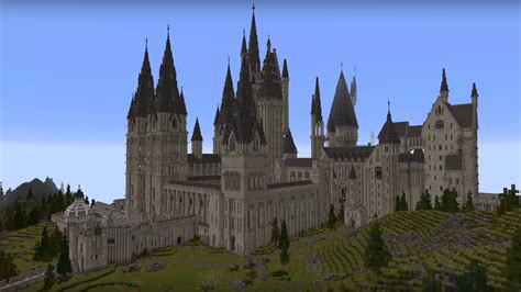 Minecraft Hogwarts Build Captures Harry Potter Movie Magic Hot Sex