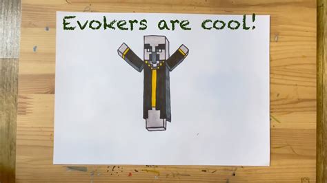 Drawing With Juni 178 How To Draw An Evoker Minecraft Youtube