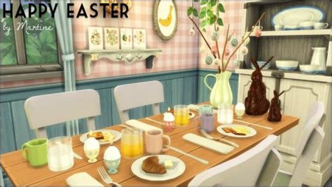 Martine Simblr Easter Decorations • Sims 4 Downloads Sims 4 Sims