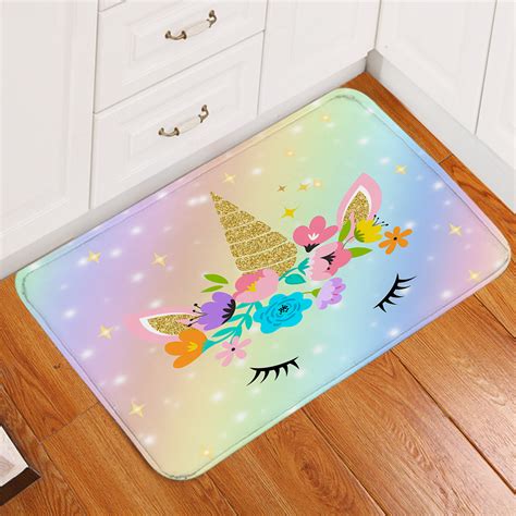 Rainbow Dreaming Unicorn Floor Mat Unilovers