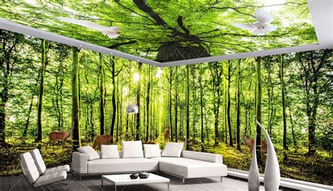 3d Theme Woodland Scene Nature Mural 15239437 Customize Wallpaper
