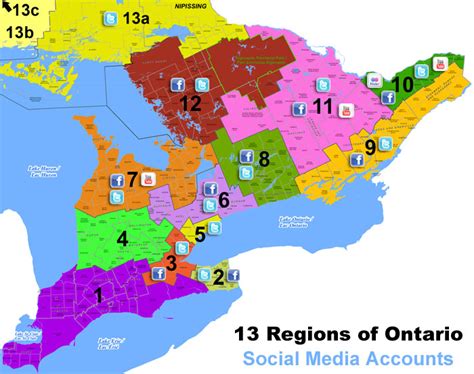 13 Tourism Regions Of Ontario Whos Using Social Media