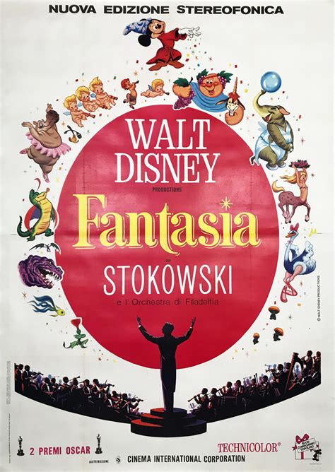 Walt Disney Fantasia Italian Original Movie Poster