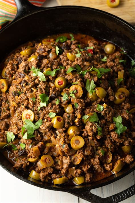 Cuban Beef Picadillo Recipe Video A Spicy Perspective