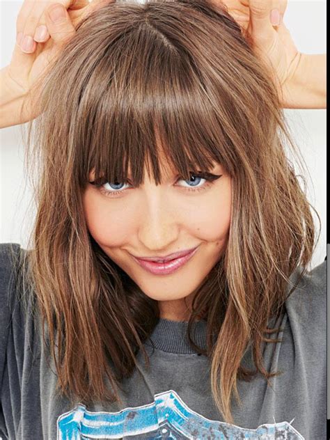 22 Hairstyles For Fine Hair With Fringe Hairstyle Catalog