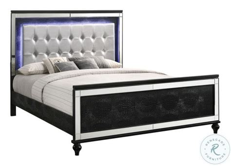Packages make it easy to complete your bedroom without the headache of shopping for pieces separately. Valentino Black Upholstered Panel Bedroom Set from New ...