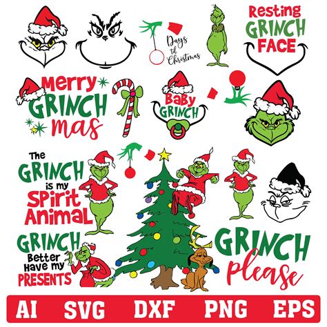 Grinch Svg Grinch Cut Files Grinch Stole Christmas Svg Mr Etsy Sexiz Pix