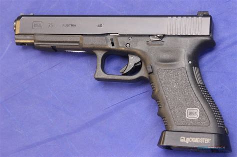 Glock 35 40 Sandw W 3 Mags And Glockmeister Exte For Sale