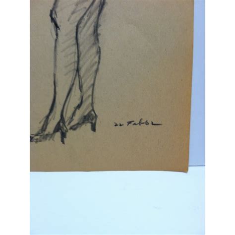 1962 Vintage Nude My A Vase Tom Sturges Jr Drawing Chairish