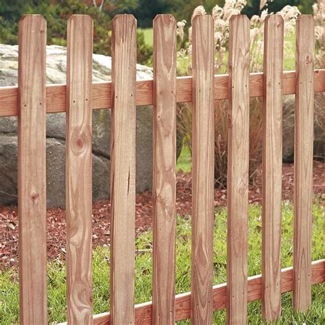 Severe Weather Actual 4 Ft X 8 Ft Western Red Cedar Spaced Picket