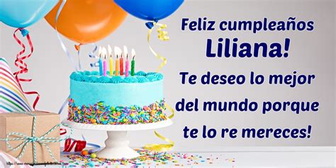 Liliana Felicitaciones De Cumpleaños