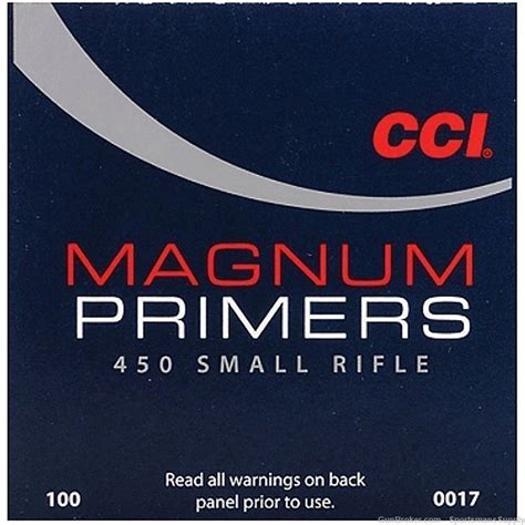 5000 Count Of Cci Magnum Small Rifle Primers No 450 Reloading