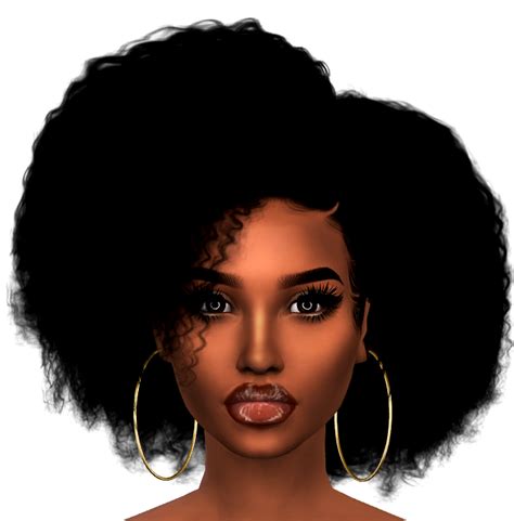 Lolhey Sims Hair Sims 4 Curly Hair Sims 4 Black Hair