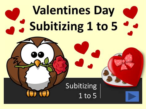 Valentines Day Subitizing Numbers 1 To 5 Teaching Resources