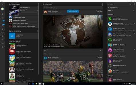 Windows 10s Xbox App Adds New Features Today Preview