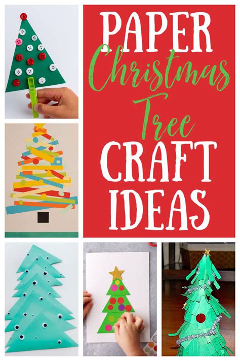 5 Easy Paper Christmas Tree Crafts For Kids