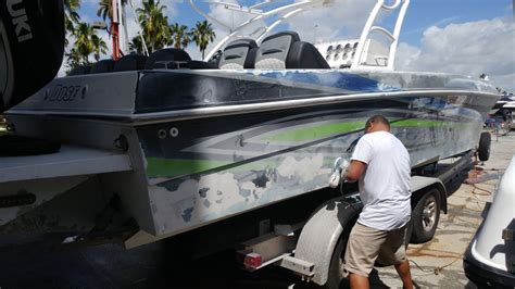 Custom Boat Wrap Graphics Builda Deck Jon Boat