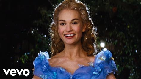 Lily James A Dream Is A Wish Your Heart Makes From Disneys “cinderella” Youtube Lily
