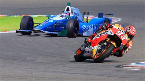 Everyone has a viewpoint that both are same as both of them is used for racing purpose. Marc Marquez MotoGP Bike vs FORMULA F1 Indy Race Car ...