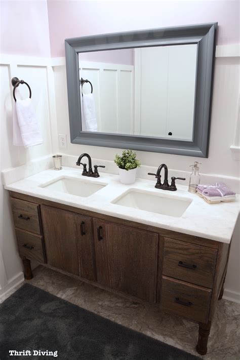 How To Build A 60 Diy Bathroom Vanity From Scratch