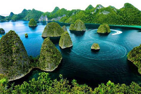 Kabuy Bay In Raja Ampat Regency West Papua Province