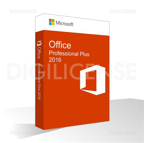 Microsoft Office 2016 Professional Plus 1 Device Perpetual License