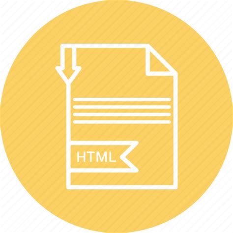 Document Extension File Html Icon Download On Iconfinder