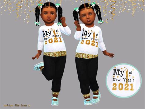 The Sims Resource Happy New Year Baby Clothes