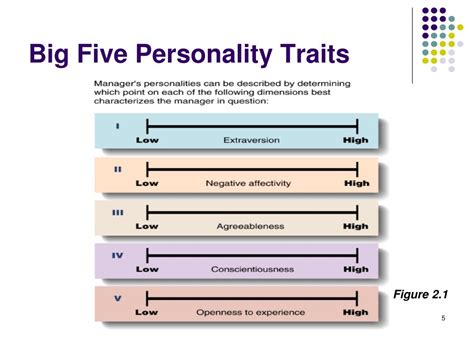 The big five are five broad factors (dimensions) of personality traits. PPT - Values, Attitudes, Emotions, and Culture: The ...